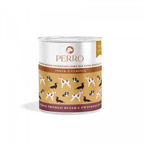 Indyk z cukinią 850g puszka karma mokra dla psa Indyk z cukinią 850g puszka karma mokra dla psa