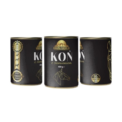karma mokra dla psa konina siemie lniane 400g karma mokra dla psa konina siemie lniane 400g