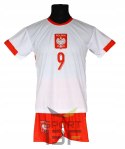 LEWANDOWSKI komplet dla dzieci strój piłkarski POLSKA - OO