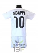 MBAPPE biały komplet strój piłkarski + getry - BG