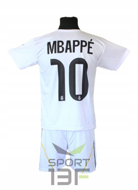 MBAPPE biały komplet strój piłkarski + getry + dodatki - OO