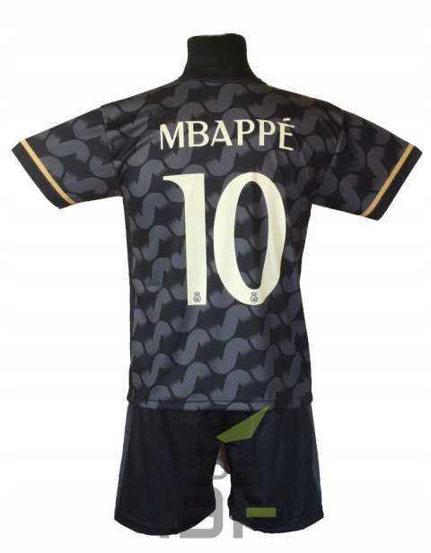 MBAPPE czarny komplet strój piłkarski + getry - BG