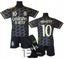 MBAPPE czarny komplet strój piłkarski + getry + dodatki - OO