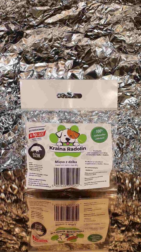 Mięso z dzika PREMIUM suszone Mięso z dzika PREMIUM suszone