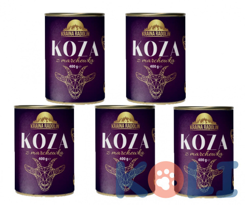 Mokra karma dla psa 5x puszka 400g Mokra karma dla psa 5x puszka 400g