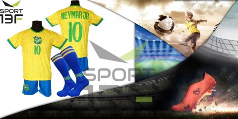 NEYMAR JR komplet sportowy strój piłkarski BRAZYLIA - BG