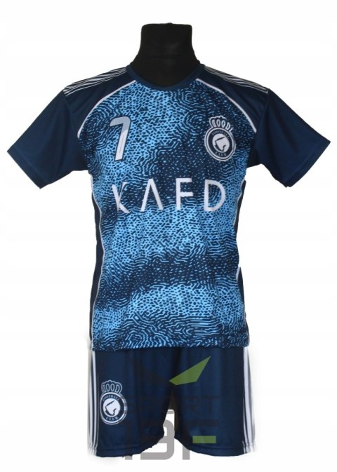 RONALDO komplet sportowy strój piłkarski AL NASSR granatowy - BG