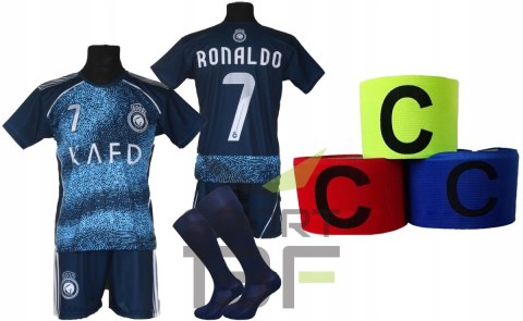 RONALDO komplet sportowy strój piłkarski AL NASSR granatowy r