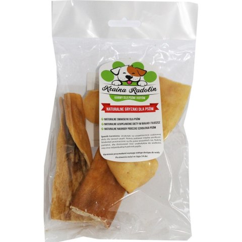 Gryzak dla psa - Skóra wołowa 100 g przysmak dla psa naturalne Gryzak dla psa - Skóra wołowa 100 g przysmak dla psa naturalne