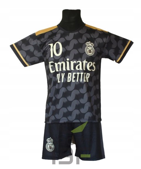 Strój Piłkarski MBAPPE czarny koszulka spodenki getry + opaska - r.