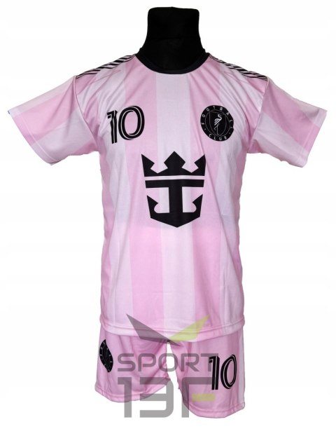 Strój Piłkarski MESSI koszulka spodenki getry + ochraniacze