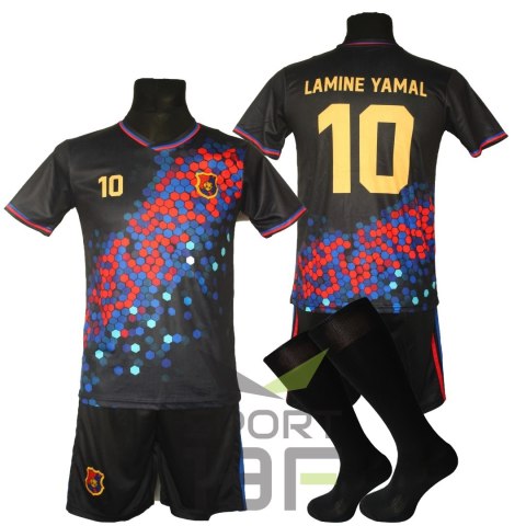 Strój piłkarski dla dzieci Lamine Yamal + getry - OO