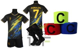 Strój piłkarski dla dzieci Ronaldo Al Nassr + getry + opaska