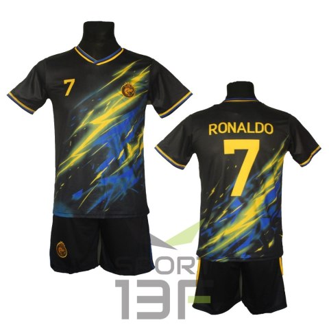 Strój piłkarski dla dzieci Ronaldo Al Nassr koszulka + spodenki KS