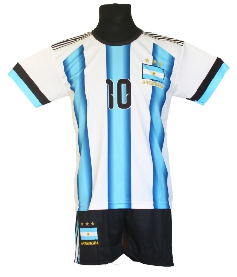 strój piłkarski dla dzieci Messi Argentyna