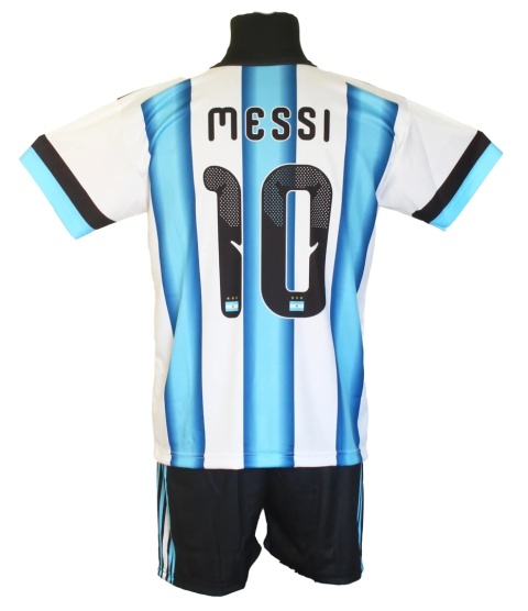 strój piłkarski dla dzieci Messi Argentyna
