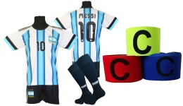 strój piłkarski dla dzieci Messi Argentyna