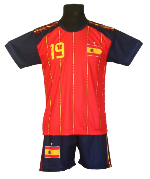 strój piłkarski dla dzieci Yamal hiszpania